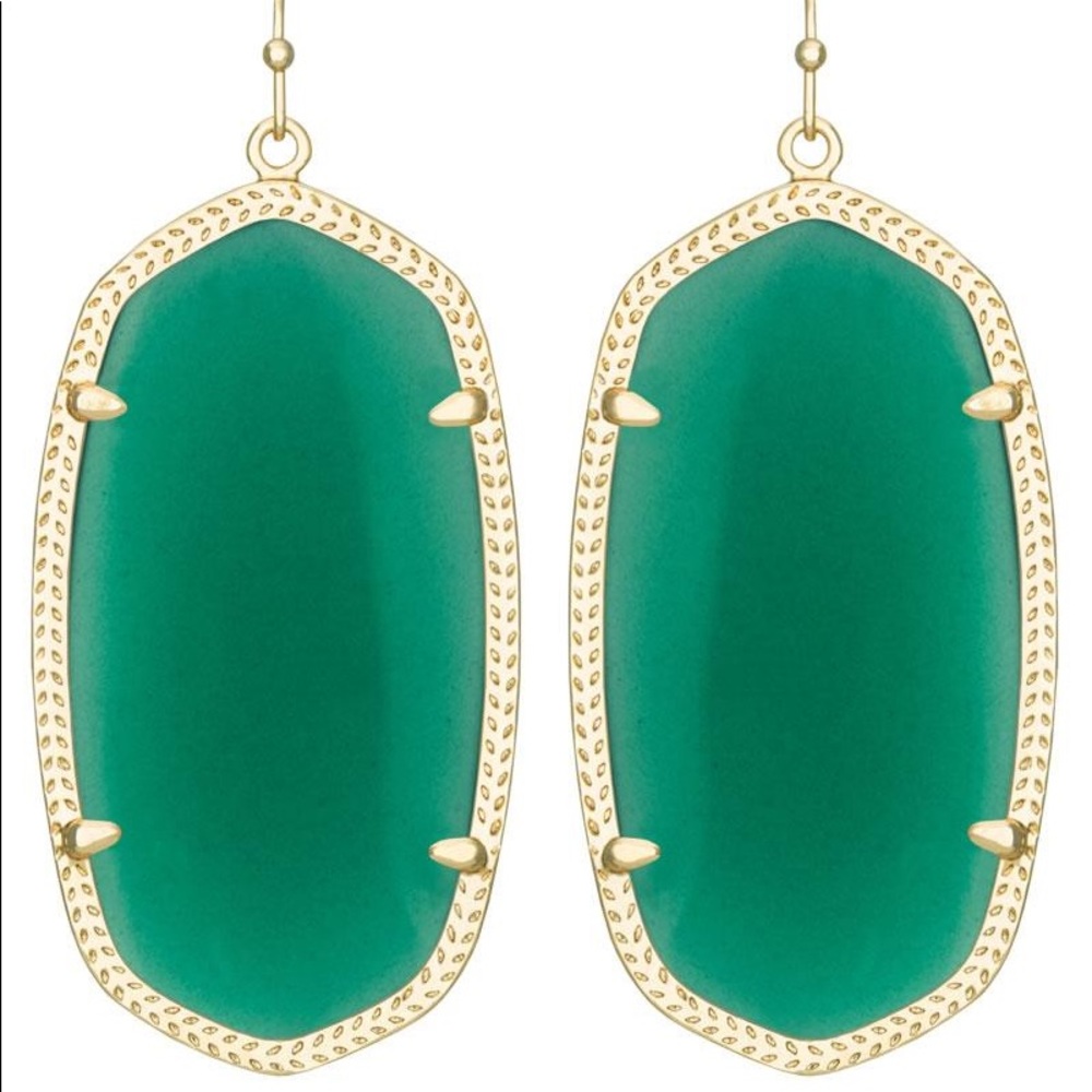 Kendra Scott Danielle Earrings in Green
